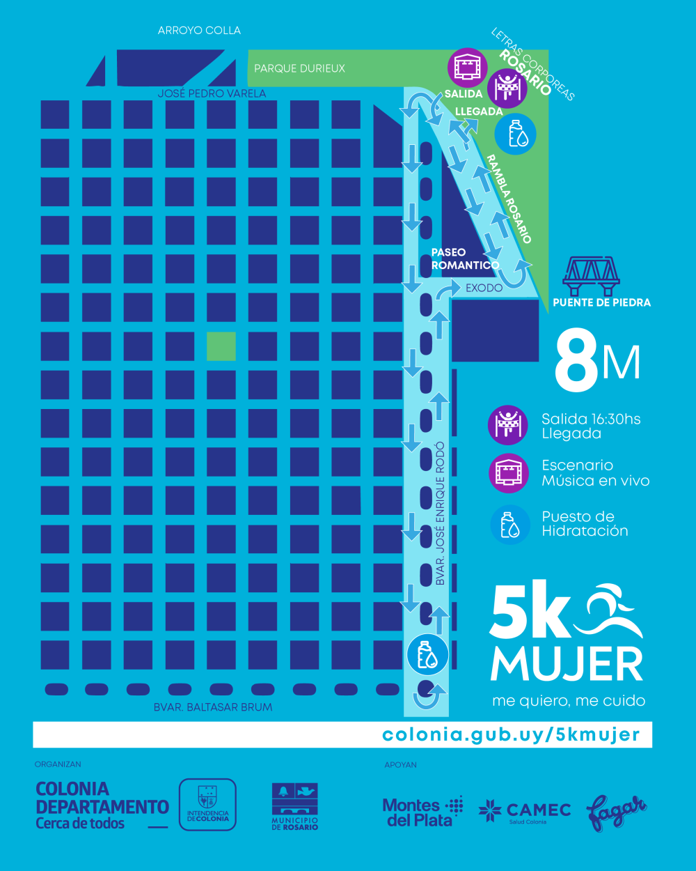 Imagen del artículo: 5K Mujer: ¡Sumate! - Intendencia De Colonia